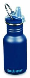 Kid Kanteen Classic Narrow (Sippy Cap), 355ml/12oz, Poseidon