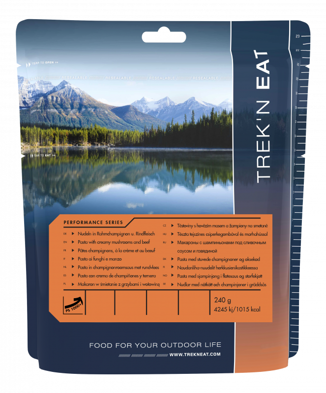 Makaron w kremowym sosie z grzybami i wołowiną PS1000+ [Pasta in creamy mushrooms + beef PS1000+]