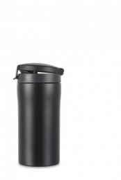 Flip-Top Thermal Mug, Matt Black