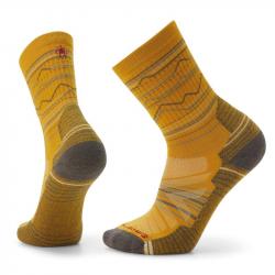 U'S Hike Light Cushion Mountain Range Pattern Crew Socks