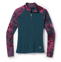 W'S Merino 250 Baselayer Pattern 1/4 Zip Boxed