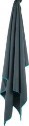 Recycled SoftFibre Trek Towel, Grey, Giant
