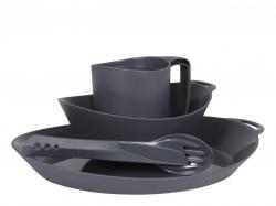Ellipse 4-Piece Set - KFS / Bowl / Plate / Mug, Graphite