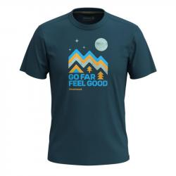 U'S Alpine Sky Graphic Short Sleeve Tee Slim Fit
