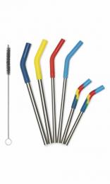 Kanteen Straw 6Pack 8mm Combo, MultiColored