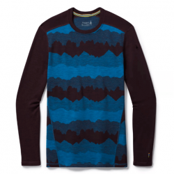 M'S Merino 250 Baselayer Pattern Crew Boxed