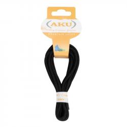 LACES ROCKY ROUND, black, 180 cm