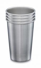 Kanteen Pint Cup 4Pack, 473ml/16oz, Brushed Stainless