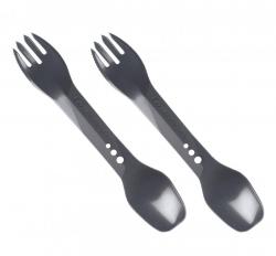 Ellipse Spork, 2-Pack, Graphite