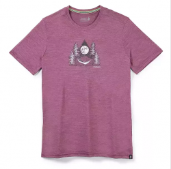 M'S Merino Sport 150 Midnight Snooze Short Sleeve Graphic Tee SliM'S Fit