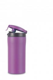 Flip-Top Thermal Mug, Purple