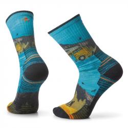 U'S Hike Light Cushion Great Excursion Print Crew Socks