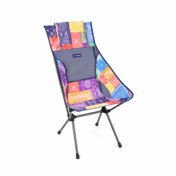 Sunset Chair, Rainbow Bandanna Quilt